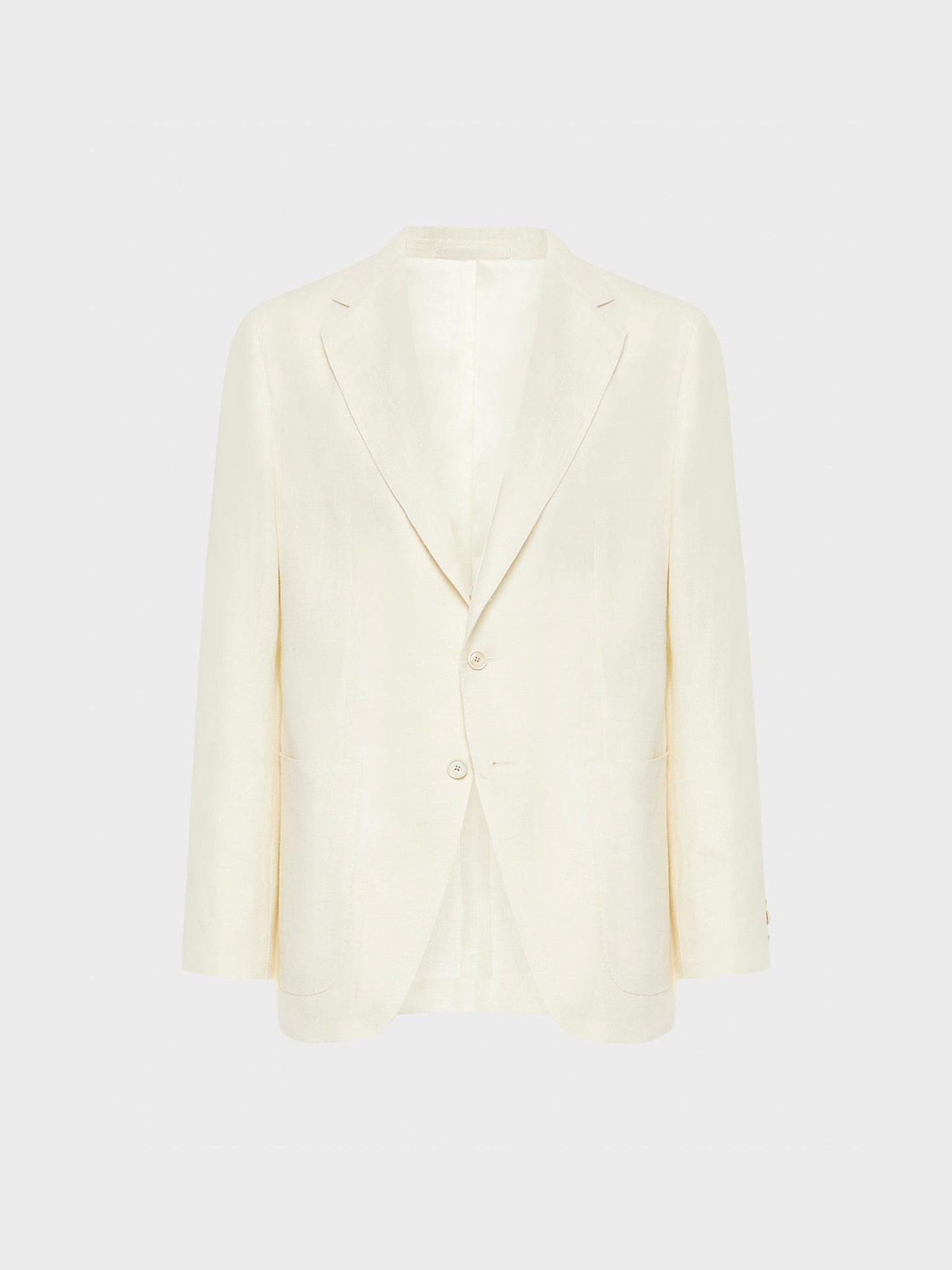 Caruso Menswear Abbigliamento Uomo Giacche Giacca aida in lino lana bianco look 1