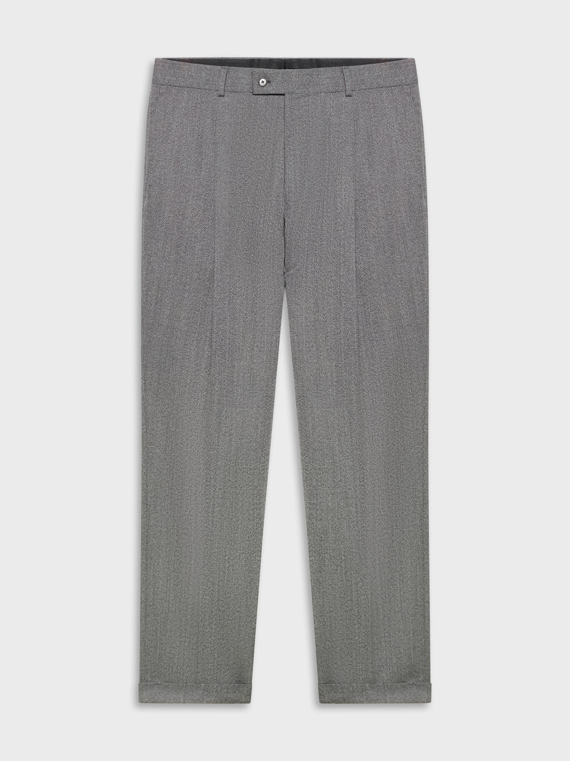 Caruso Menswear Abbigliamento Uomo Pantaloni Pantalone carrot fit in cover di lana grigio look 2