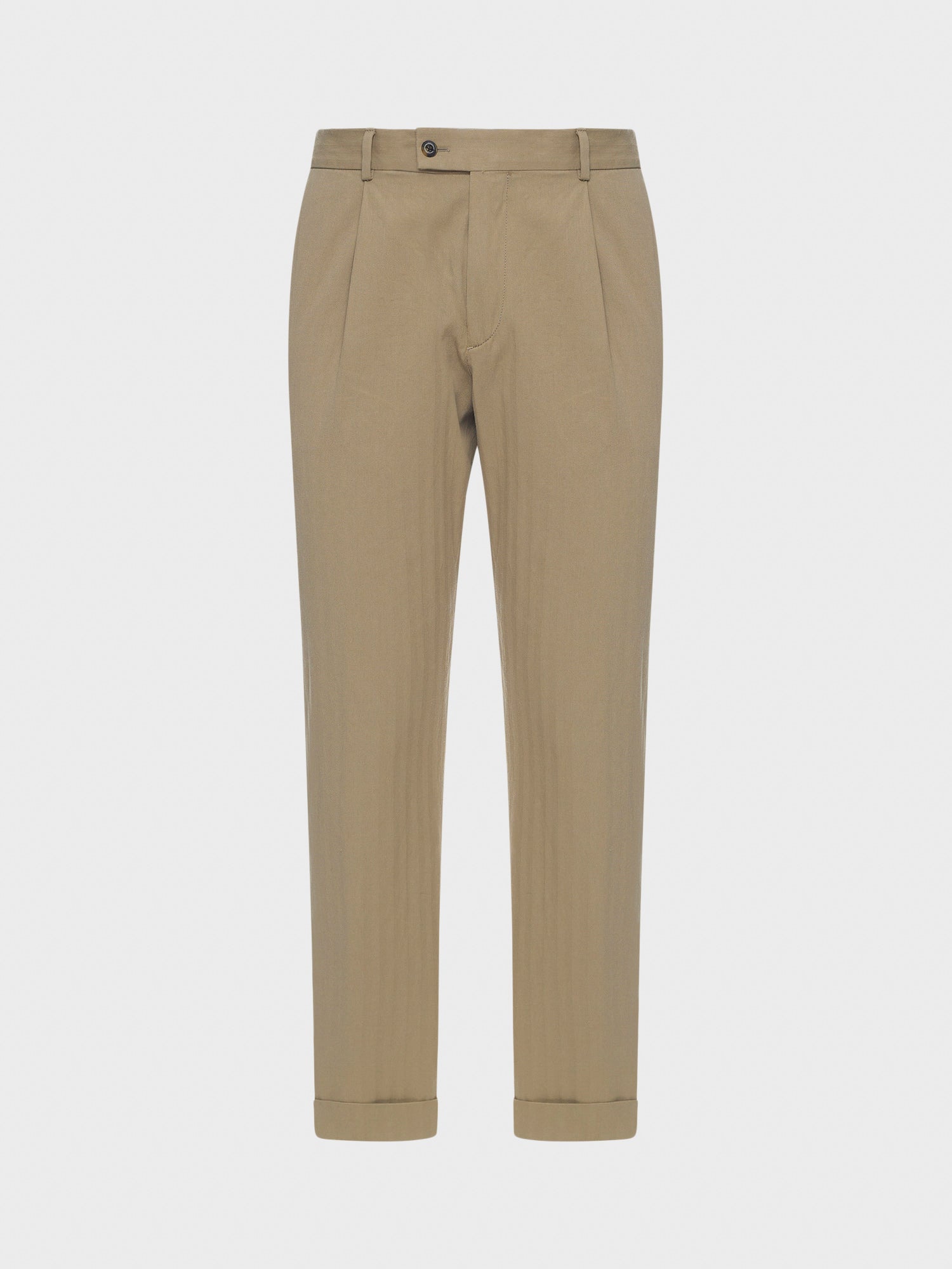 Caruso Menswear Abbigliamento Uomo Pantalone in cotone beige still