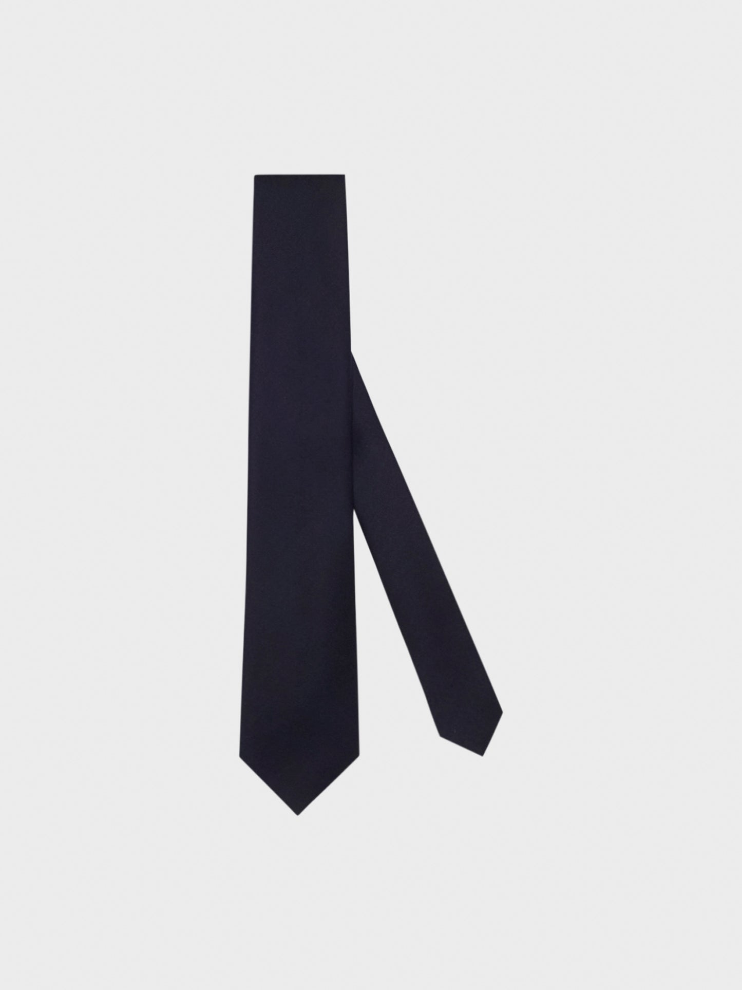 Caruso Menswear Abbigliamento Uomo Cravatta in flanella di lana blu still