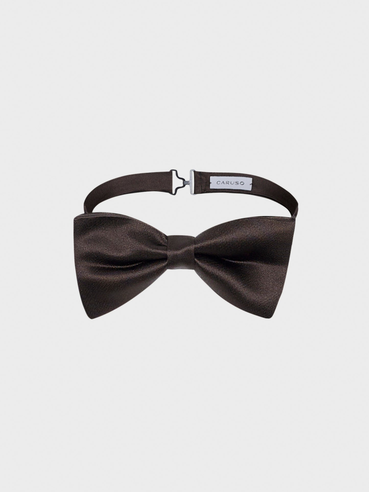 Caruso Menswear Abbigliamento Uomo Papillon annodato in seta marrone still