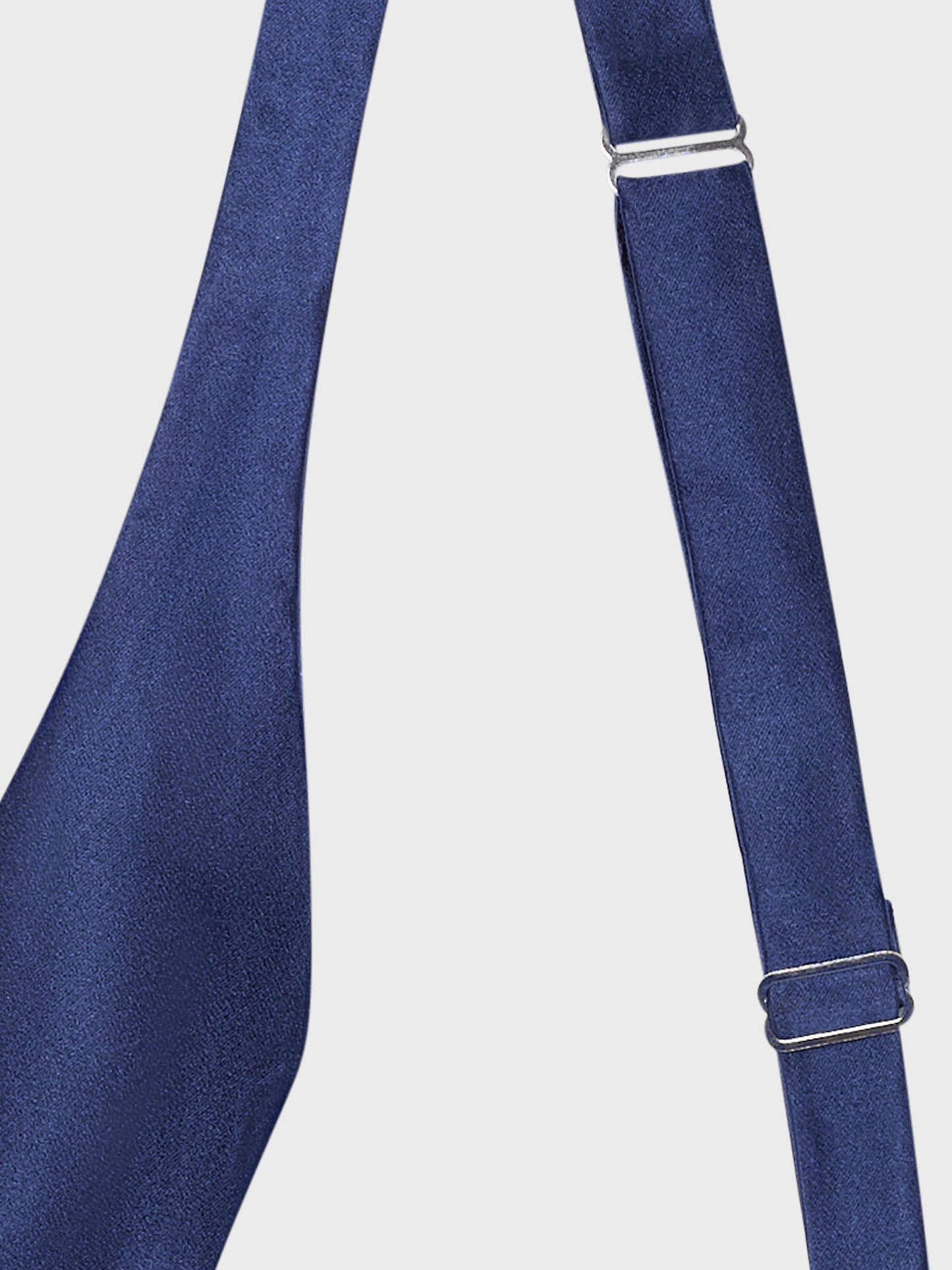 Caruso Menswear Abbigliamento Uomo Accessori Papillon da annodare in raso blu look 2