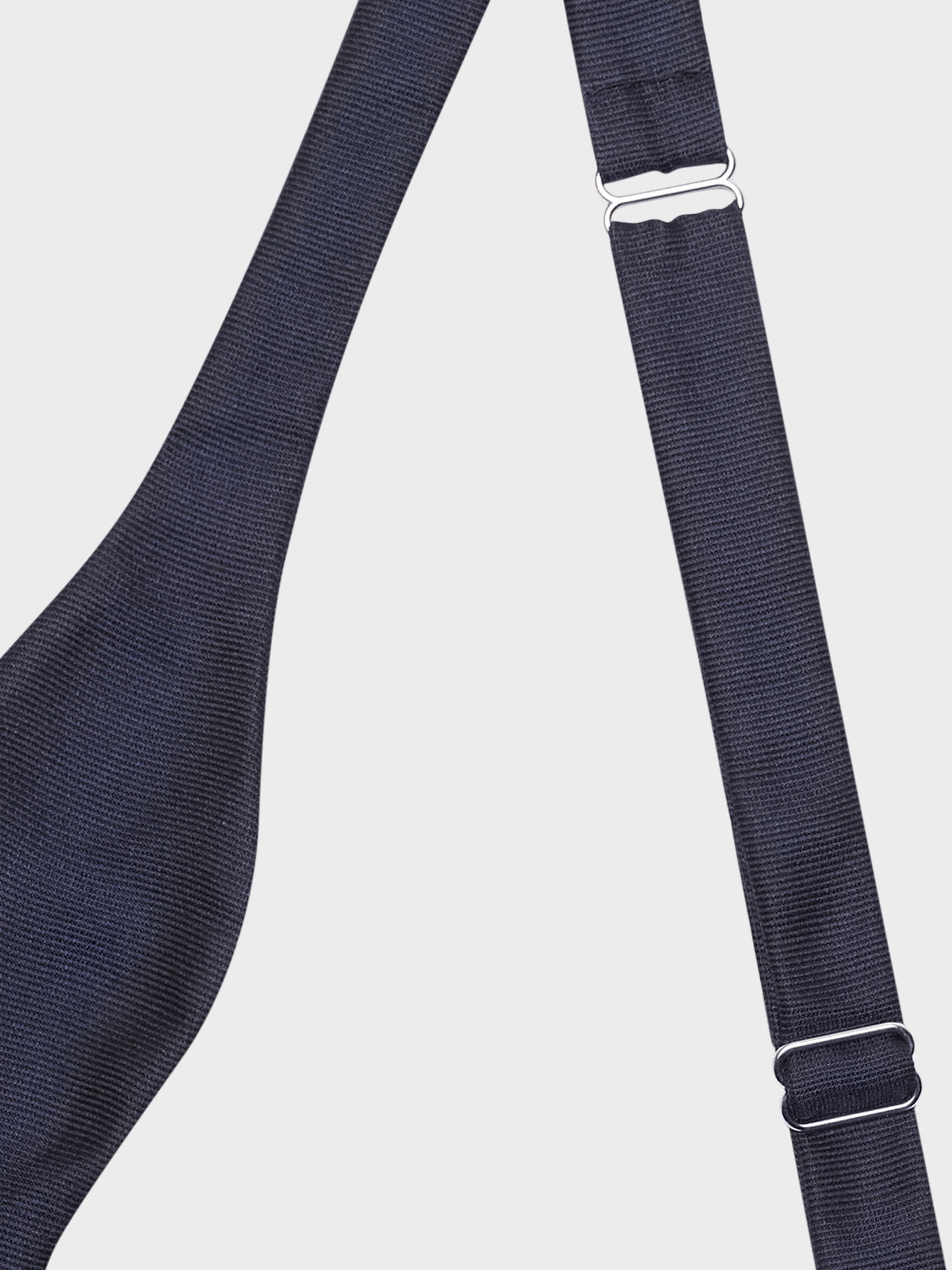 Caruso Menswear Abbigliamento Uomo Accessori Papillon da annodare in raso blu navy look 2