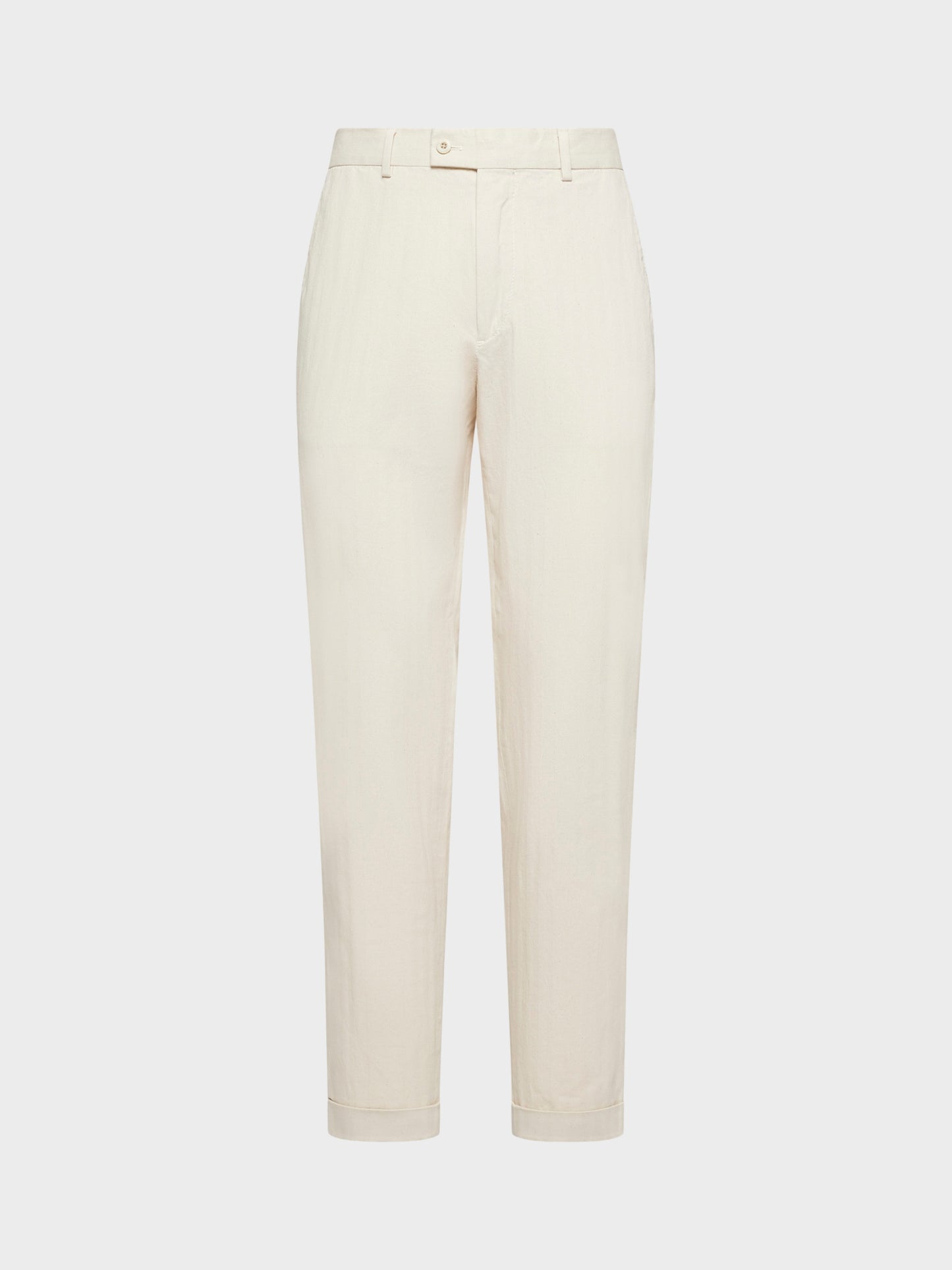 Caruso Menswear Abbigliamento Uomo Pantalone in cotone ecru still