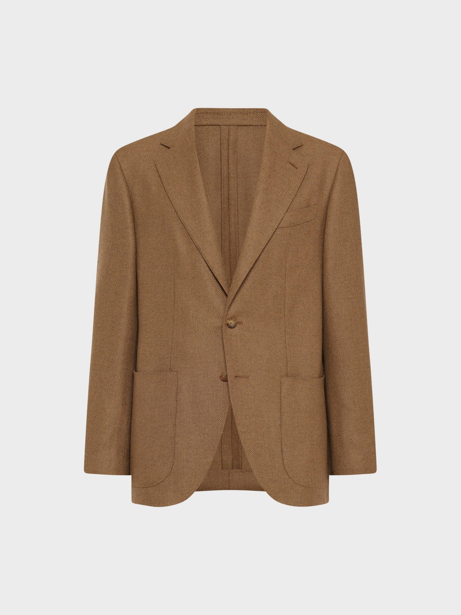 Caruso Menswear Abbigliamento Uomo Giacca butterfly in lana cashmere color cammello still