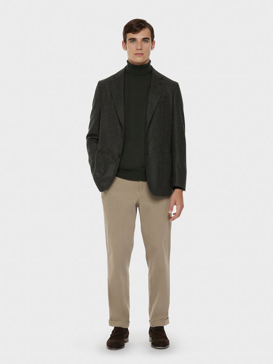 Caruso Menswear Abbigliamento Uomo Giacca butterfly boucle verde total look