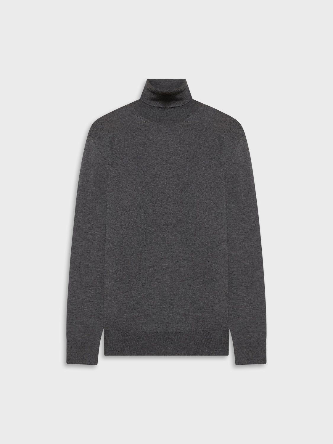 Caruso Menswear Abbigliamento Uomo Maglieria Dolcevita in lana, seta e cashmere grigio look 2