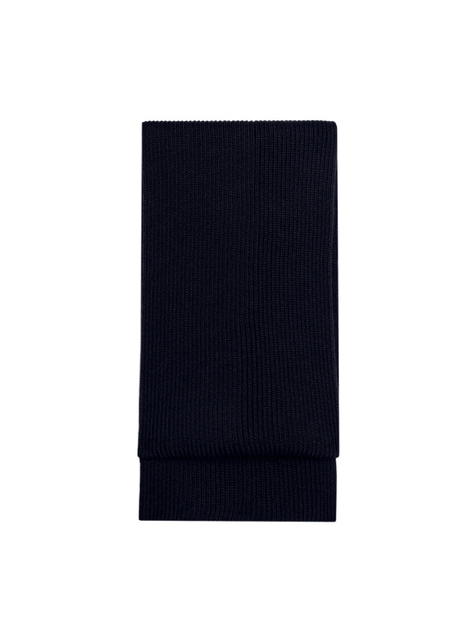 Scarf in blue wool