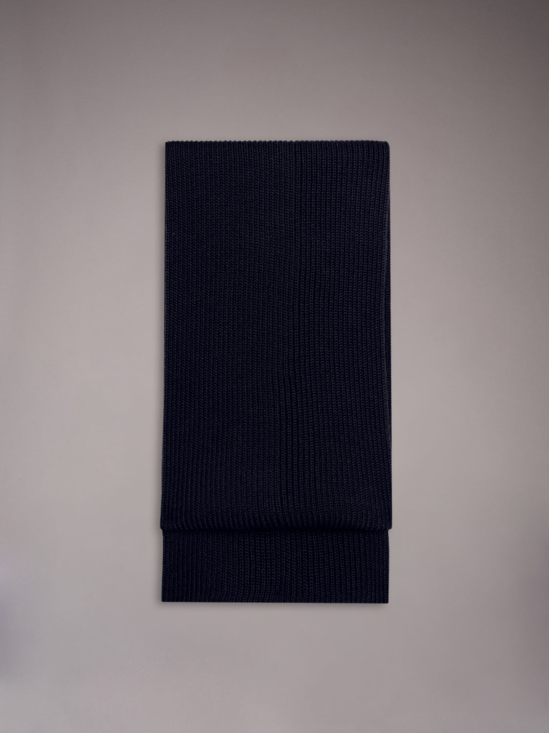 Scarf in blue wool