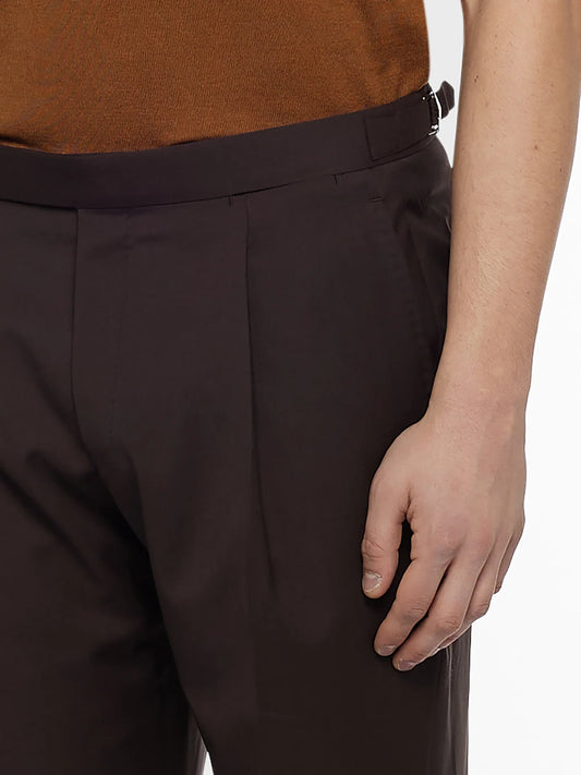 Rigoletto trousers in zeelander wool brown