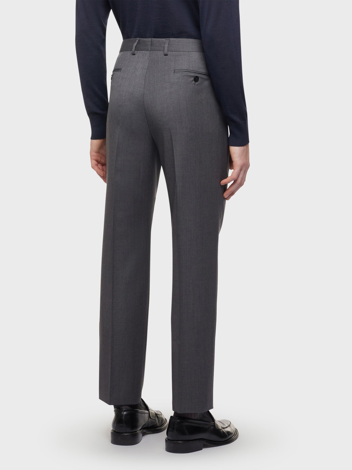 Grey wool trousers