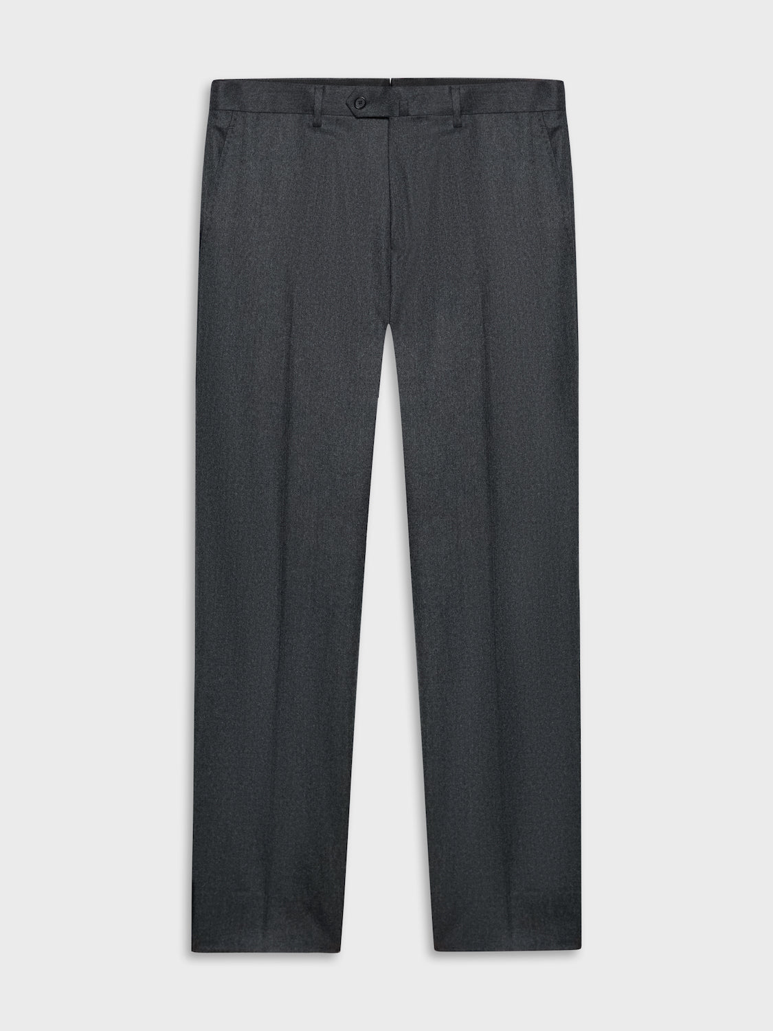 Caruso Menswear Abbigliamento Uomo Pantaloni Pantalone da giacca in flanella di lana grigia look 2