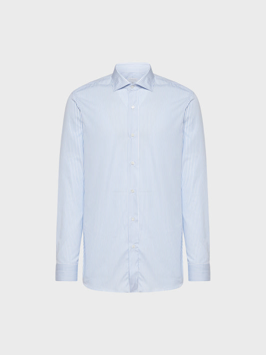Caruso Menswear Abbigliamento Uomo Camicia slim in cotone a righe still