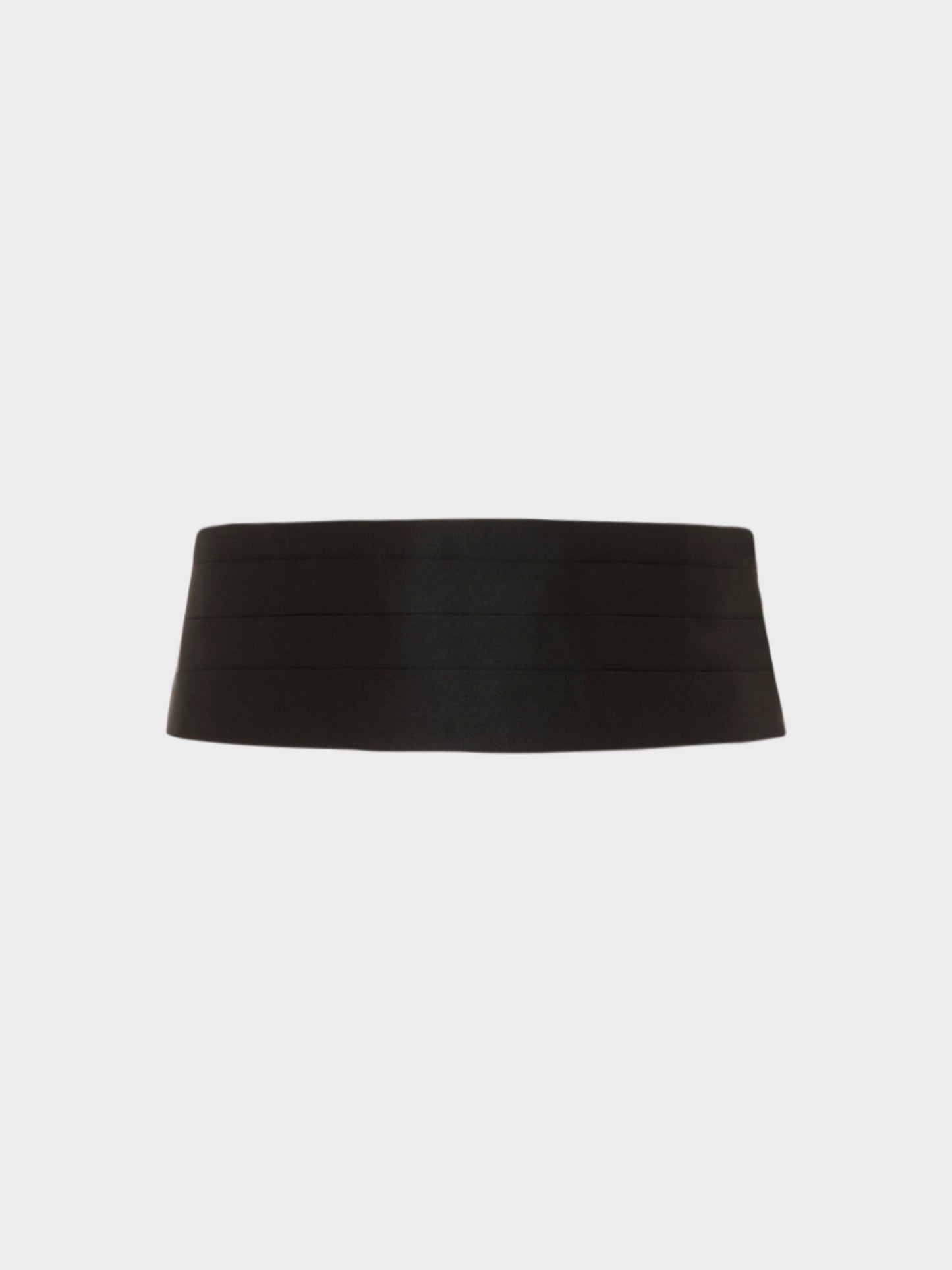 Caruso Menswear Abbigliamento Accessori Accessori Uomo Fascia smoking in seta nero per cerimonie still