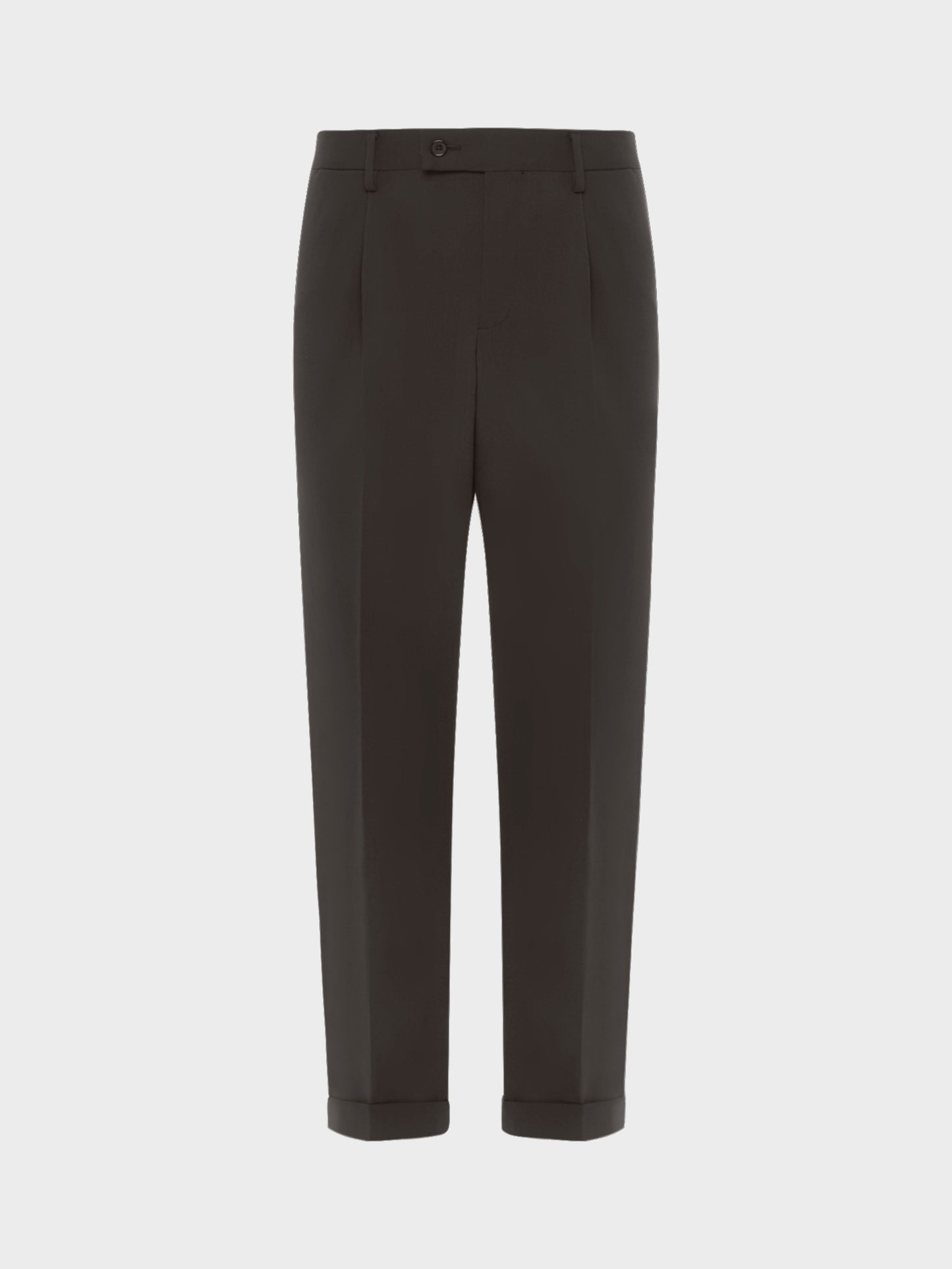 Caruso Menswear Abbigliamento Uomo Pantaloni eleganti in tropical di lana carbone Houdini still