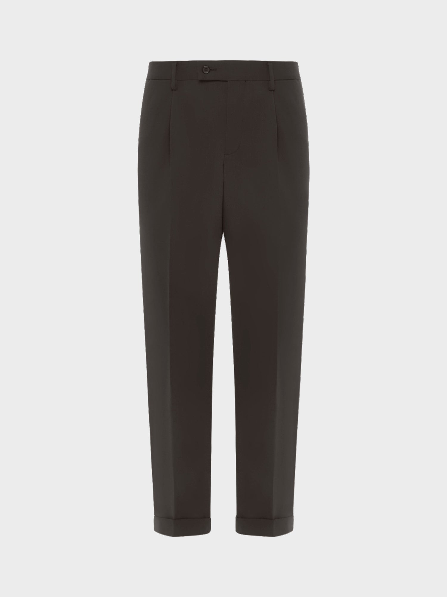 Caruso Menswear Abbigliamento Uomo Pantaloni eleganti in tropical di lana carbone Houdini still